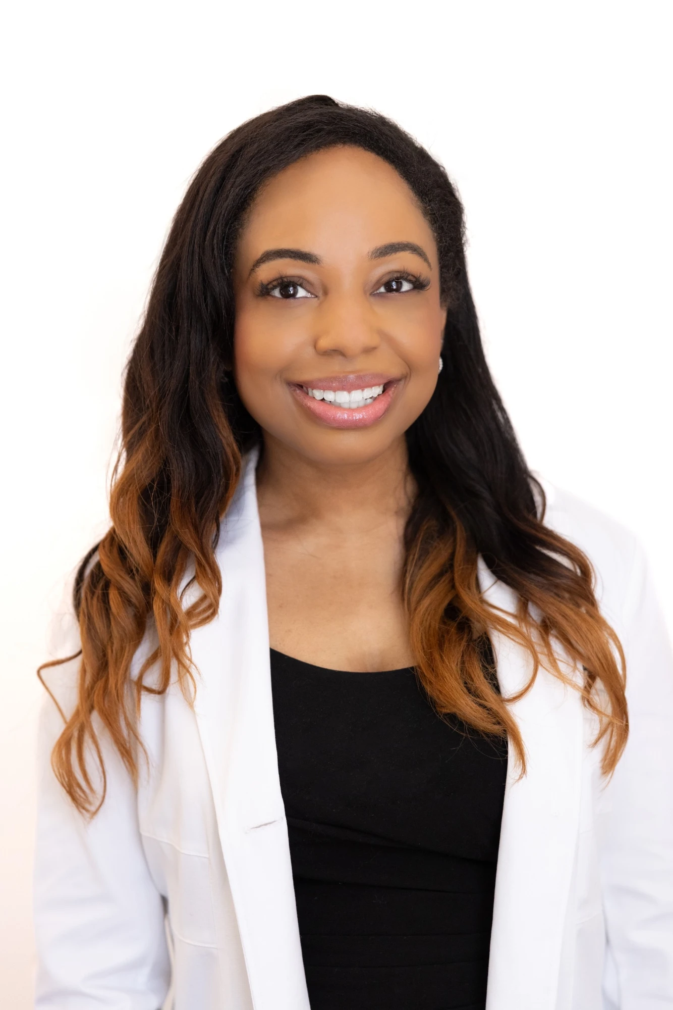 Dr. Brianna Olamiju, board-certified dermatologist